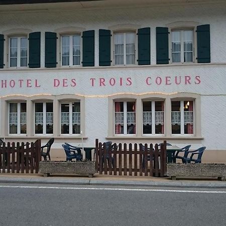 Hotel-Restaurant Des 3 Coeurs Vaulion Dış mekan fotoğraf